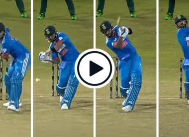 Watch: Virat Kohli heaves Naseem Shah for six, evoking his famous hit off Haris Rauf in blazing ODI century | IND vs PAK