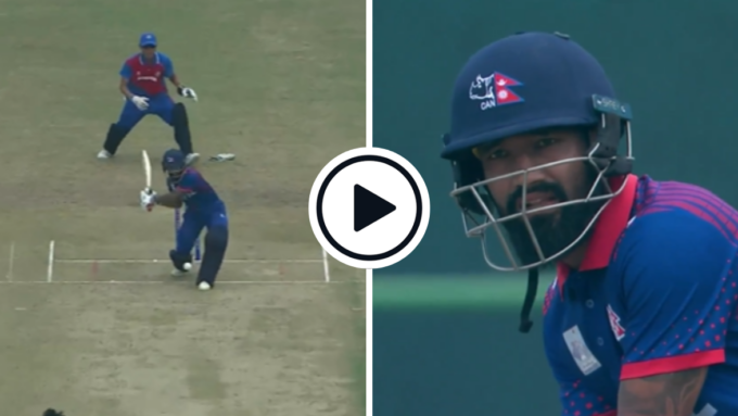 Watch: 9 balls, 8 sixes - Nepal batter sets unbreakable half-century speed record in Asian Games T20I