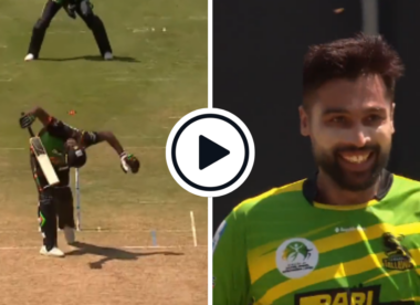 Watch: Mohammad Amir takes three wickets in four balls in sizzling CPL four-for