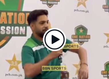 Watch: Haris Rauf dances to prove return to fitness in response to press conference question