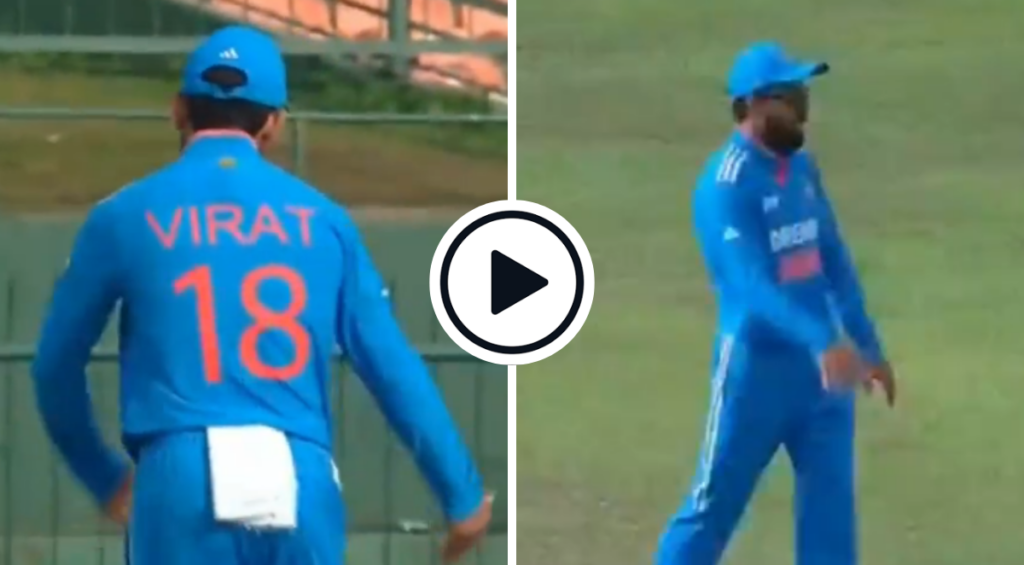 Virat Kohli was seen dancing on the field during India's game against Nepal in the 2023 Asia Cup