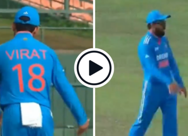 Watch: Virat Kohli turns towards crowd, grooves to Nepalese song between overs during India-Nepal game
