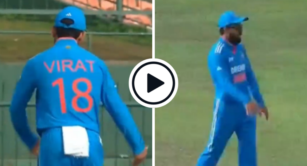 Virat Kohli was seen dancing on the field during India's game against Nepal in the 2023 Asia Cup