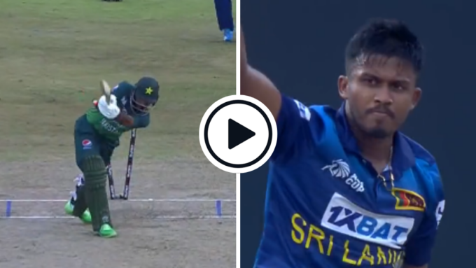 Watch: Sri Lanka newbie castles Fakhar Zaman with vicious, late-swinging yorker in crucial Asia Cup clash