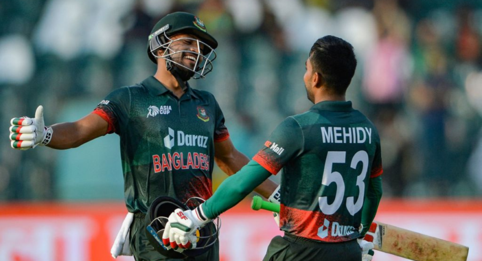 Mehidy Hasan and Najmul Shanto scored centuries vs Afghanistan in the 2023 Asia Cup today