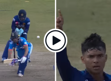 Watch: 'Dream delivery for any spinner' - Dunith Wellalage knocks Shubman Gill's off stump with ripper to kickstart epic five-for