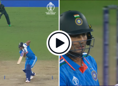 Watch: Shubman Gill, on return after dengue, cover drives first ball in World Cup cricket for four