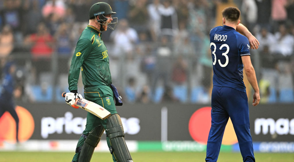 Heinrich Klaasen has apologised to Mark Wood after celebrating his century in his face