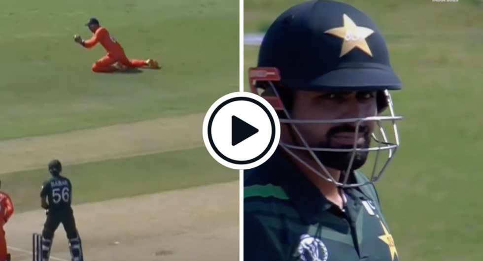 Babar Azam was dismissed for five in Pakistan's World Cup opener against the Netherlands