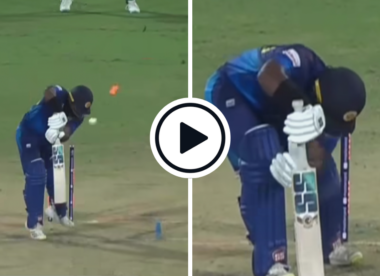 Watch: Marco Jansen smashes Kusal Perera's middle-stump with back of a length beauty