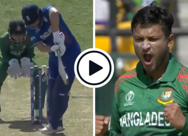 Watch: 'Shakib at his best' – Bangladesh captain bowls set Jonny Bairstow after clever set up