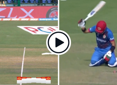 Watch: Rahmanullah Gurbaz disastrously run-out after destructive half-century as England take two in two