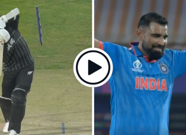 Watch: Mohammad Shami clean-bowls two in two with devastating reverse-swing