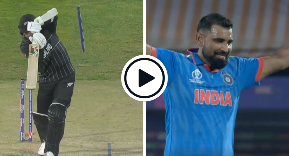 Mohammad Shami took two wickets in two balls against New Zealand
