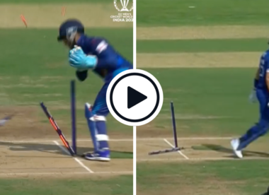 Watch: Joe Root run-out in farcical fashion, Angelo Mathews effects second powerplay dismissal