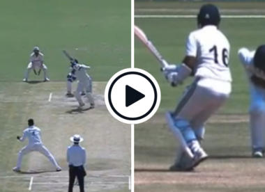 Watch: Fielder takes astonishing silly point catch off full-blooded Hanuma Vihari drive in Irani Cup