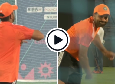 Watch: Rohit Sharma bowls off-spin at India training session under supervision of Ashwin