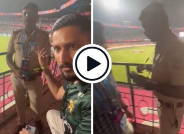 Watch: Pakistan fan argues with Bengaluru police officer over 'Zindabad' chants | CWC 2023