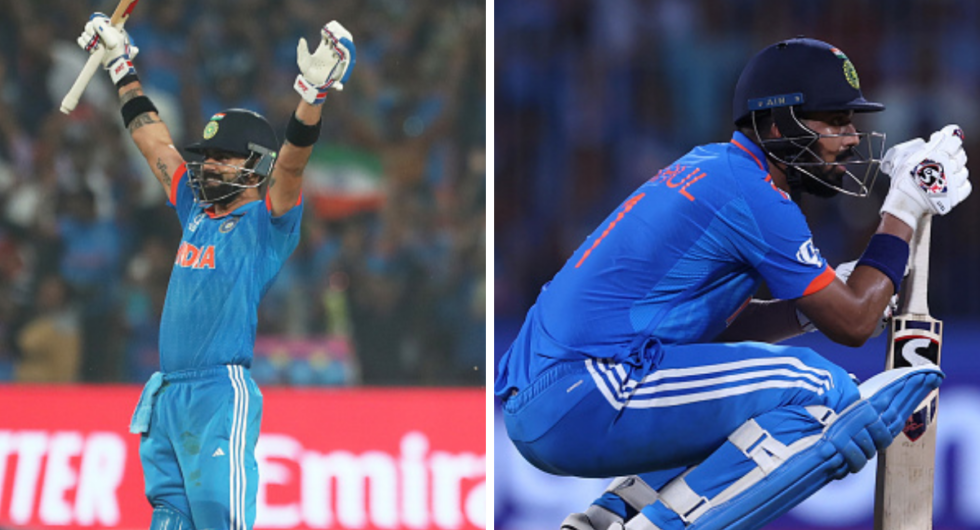 Virat Kohli and KL Rahul were both in similar positions to chase their centuries