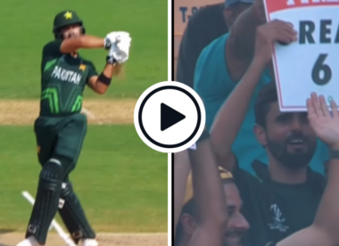 Watch: One six in 1,168 balls: Abdullah Shafique hits Pakistan's first powerplay six of 2023