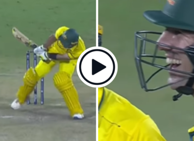 Watch: Glenn Maxwell reverse-smashes yorker and bouncer for pair of extraordinary sixes