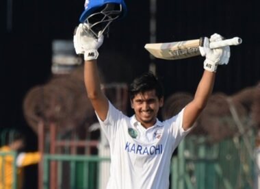 Saim Ayub adds hundred to double in Quaid-e-Azam Trophy final first