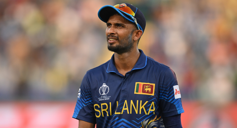 Sri Lanka captain Dasun Shanaka, ruled out of the World Cup with a right thigh injury