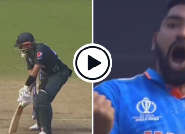 Watch: Mohammad Siraj clips top of Babar Azam's off-stump in huge India-Pakistan moment