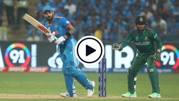 Highlights: Virat Kohli century powers India to fourth consecutive 2023 World Cup win | IND vs BAN