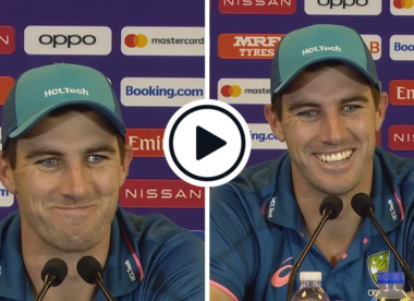 Watch: Pat Cummins laughs while being asked about England's defeat to Sri Lanka | CWC 2023