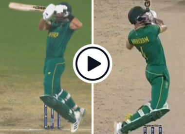 Watch: Aiden Markram upper cuts Haris Rauf for six with both feet off the ground | CWC 2023