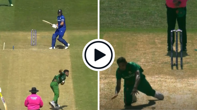 Watch: Mustafizur Rahman survives injury scare after Joe Root pulls out of delivery at last second | CWC 2023