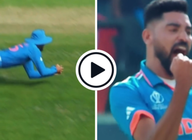 Watch: Shreyas Iyer brings out medal celebration after stunning catch to dismiss Devon Conway for duck