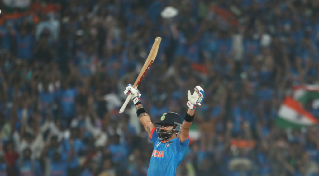 Virat Kohli getting his century against Bangladesh | CWC 2023