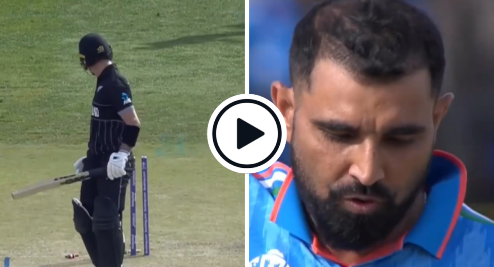 Will Young bowled Mohammed Shami