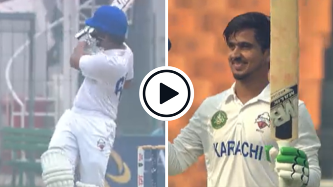 Watch: Saim Ayub scores second first-class ton in Quaid-e-Azam Trophy final to cap off remarkable 2023