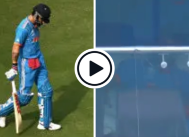 Watch: Virat Kohli punches dressing room sofa in frustration after nine-ball duck