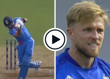 Watch: Virat Kohli falls for first-ever World Cup duck after uncharacteristic, ugly hoick off David Willey