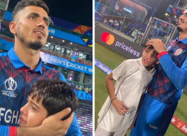 'Amazing fans' – Mujeeb Ur Rahman hugs weeping Indian ball-kid after historic Afghanistan win