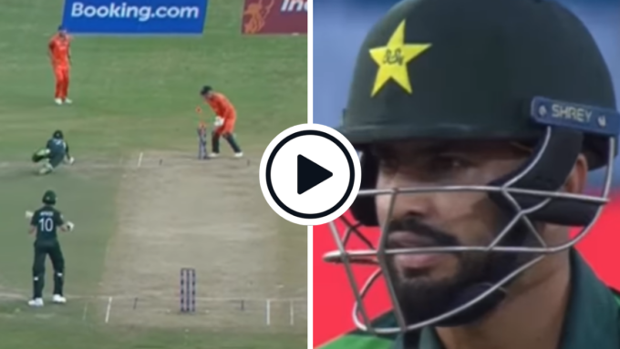 Watch: Lbw appeal, overthrow, double mix-up - Mohammad Nawaz gets run out in chaotic fashion