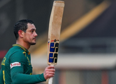 Quinton de Kock is leading South Africa's run-laden, record-breaking charge to World Cup glory