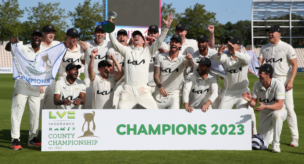 Surrey won the COunty Championship in 2023