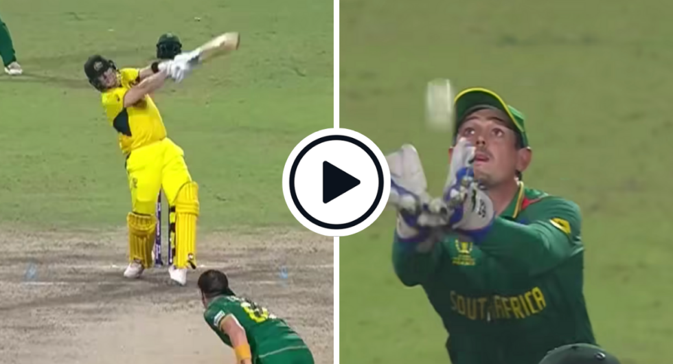 Steve Smith skies catch to give South Africa crucial breakthrough in World Cup semi-final