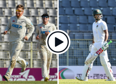 BAN vs NZ first Test day one highlights: Glenn Phillips takes four-for to bring New Zealand back in