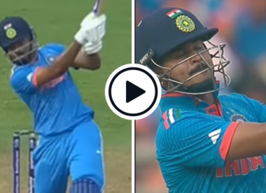 Watch: Shreyas Iyer hits 106m six, the biggest of the World Cup, in return-to-form onslaught