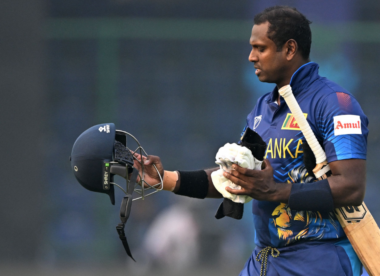 Angelo Mathews timed out decision: Two-minute limit had elapsed before helmet strap broke