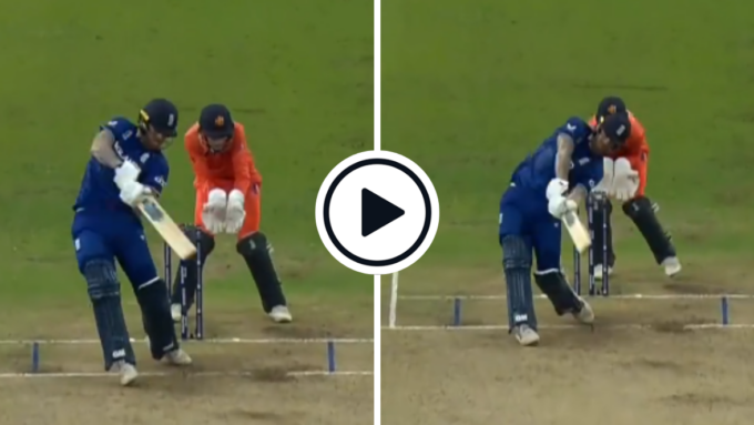 Watch: Ben Stokes smashes 24 runs off one over en route to maiden World Cup ton