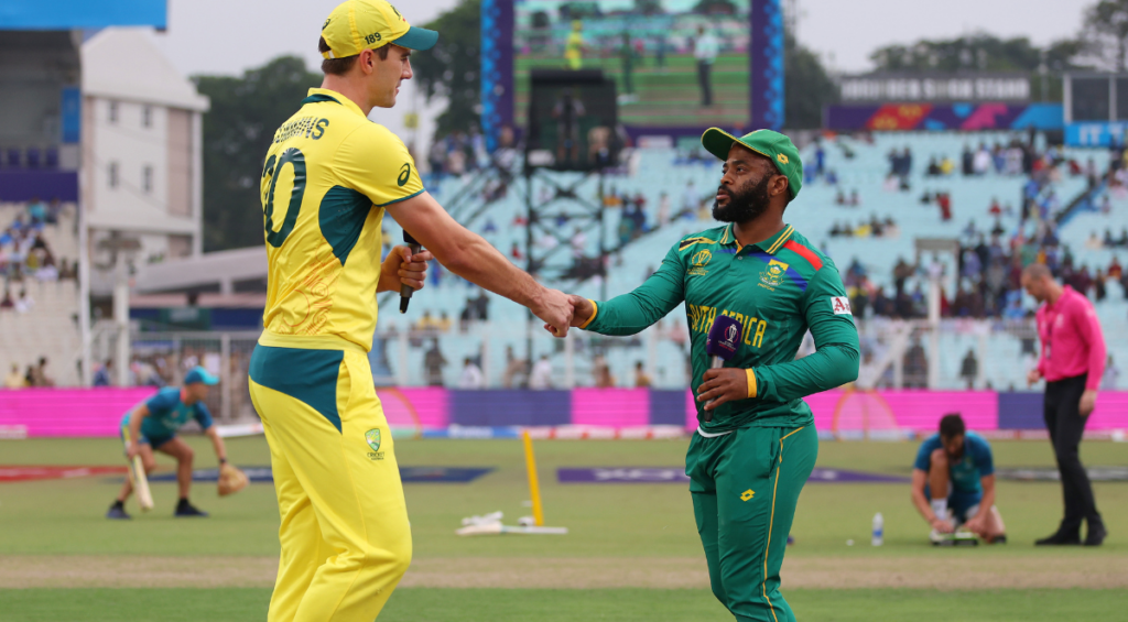 Pat Cummins and Temba Bavuma