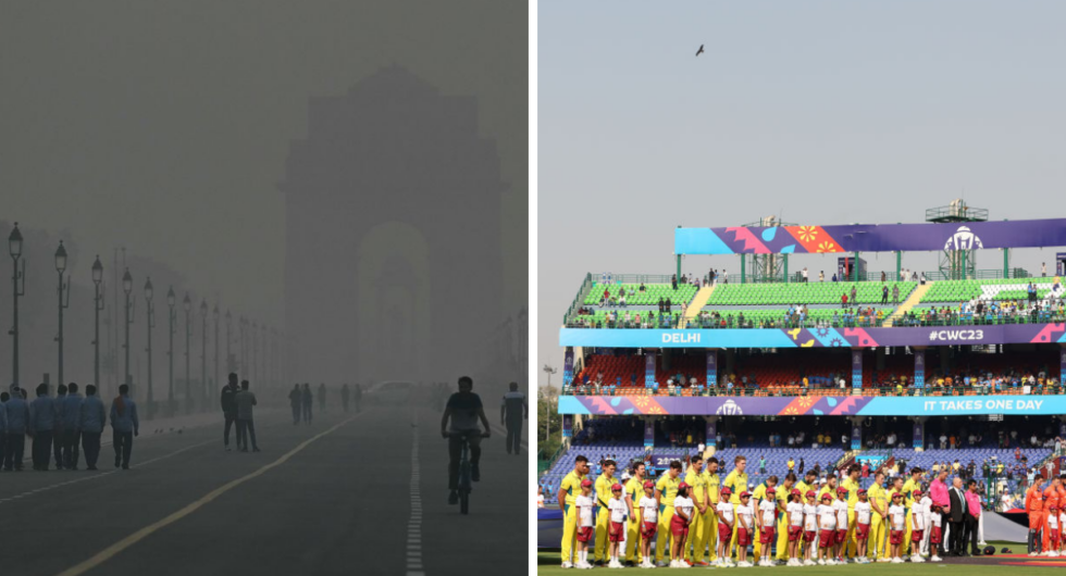 Delhi pollution World Cup