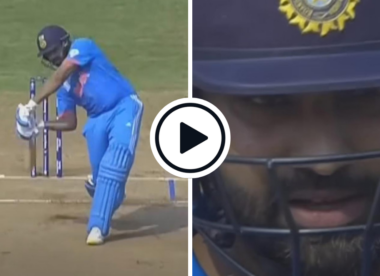 Watch: 'A real statement' - Rohit Sharma steps out to hit Trent Boult for six in third over of IND-NZ semi-final